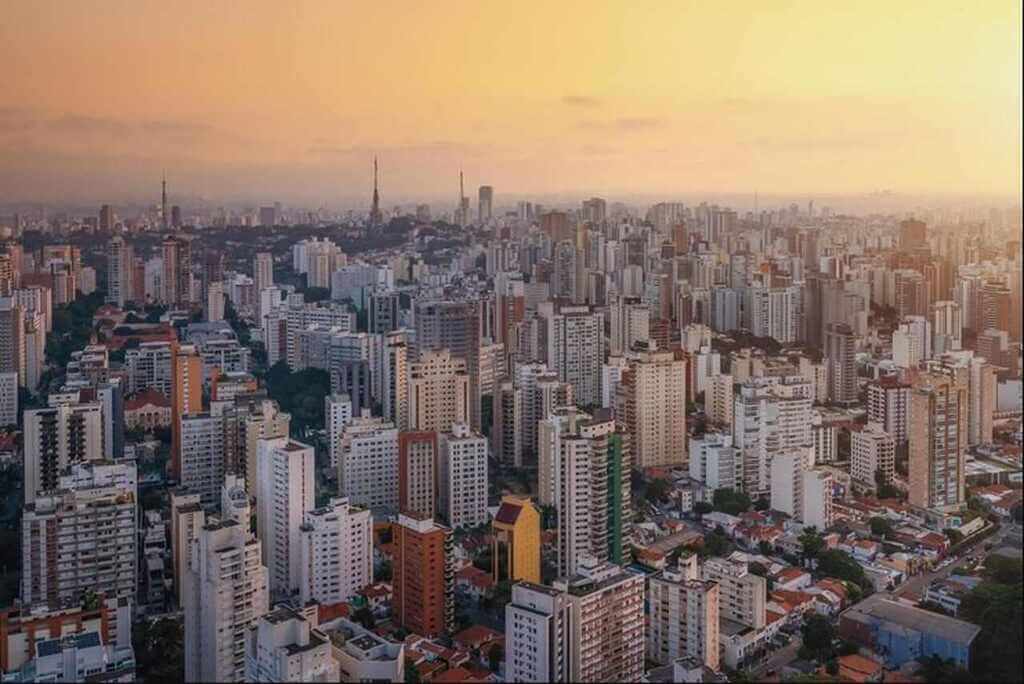 bairro Perdizes visto de cima