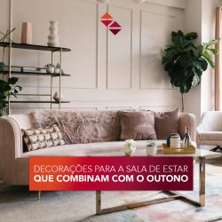 Decorações para a sala de estar que combinam com o outono