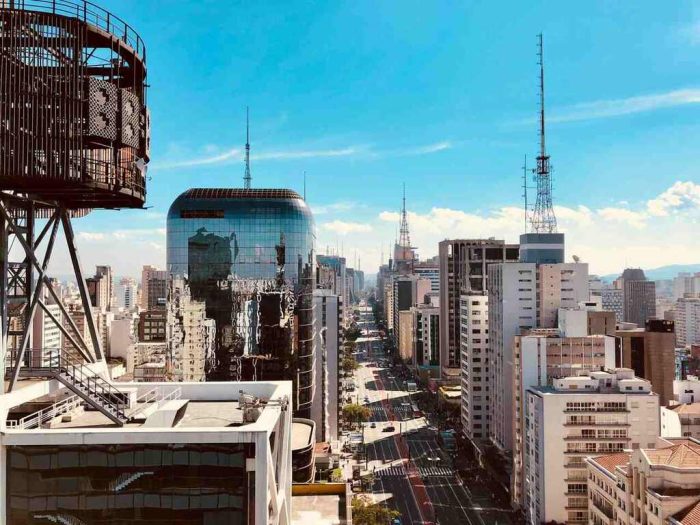 Avenida Paulista perto de um dos bairros mais seguros de São Paulo