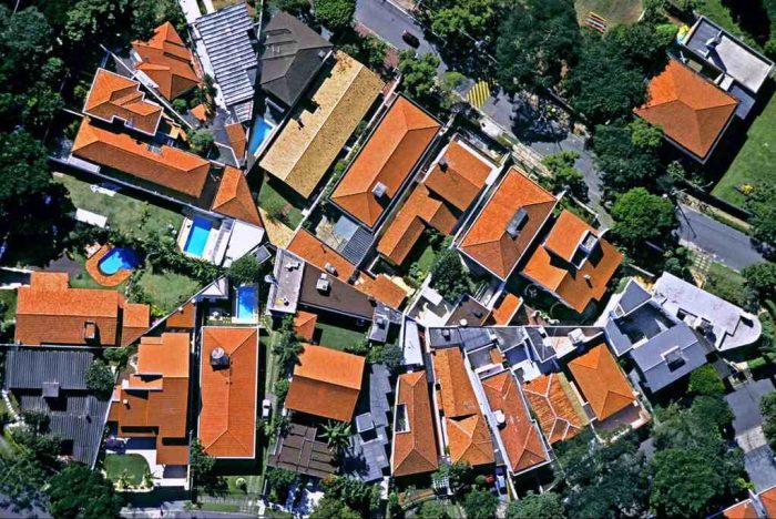 casas no bairro Vila Leopoldina vistas de cima