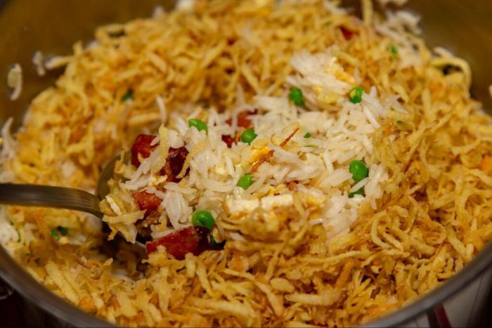 Arroz Biro Biro, uma das comidas típicas de SP