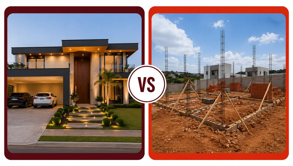Casa ou terreno: saiba como escolher o ideal para o seu objetivo